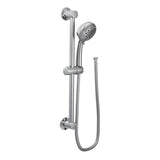 Moen - Eco-Performance Handheld Showerhead with 69-Inch-Long Hose Featuring 30-Inch Slide Bar, Chrome - Chrome