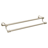 Moen - Polished Nickel 24'' Double Towel Bar - Polished Nickel