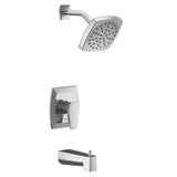 Moen - Via M-CORE 2-Series Eco Performance 1-Handle Tub and Shower Trim Kit in Chrome (Valve Sold Separately) - Chrome