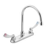 Moen - Chrome two-handle kitchen faucet - Chrome
