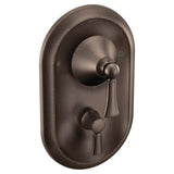 Moen - Wynford Posi-Temp with Built-in 3-Function Transfer Valve Trim Kit, Valve Required, Oil Rubbed Bronze - Oil Rubbed Bronze
