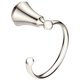 Moen - Wynford Bathroom Hand Towel Ring, Polished Nickel - Polished Nickel