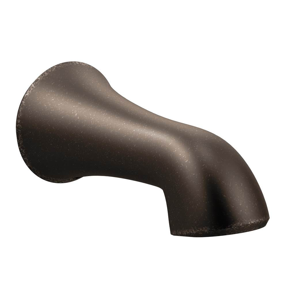 Moen - Wynford Replacement Tub Non-Diverter Spout 1/2-Inch Slip Fit Connection, Oil Rubbed Bronze - Oil Rubbed Bronze
