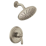 Moen - Brantford M-CORE 2-Series Eco Performance 1-Handle Shower Trim Kit in Brushed Nickel (Valve Sold Separately) - Brushed Nickel