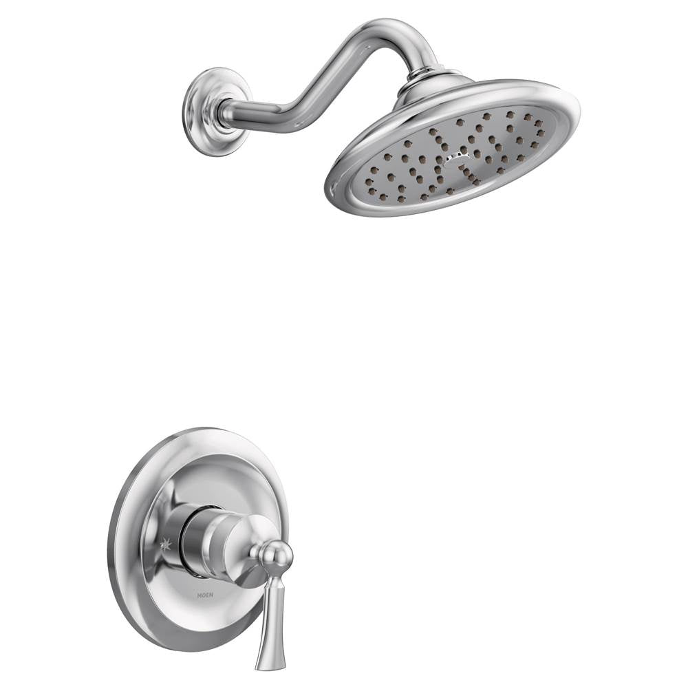 Moen - Wynford M-CORE 3-Series 1-Handle Eco-Performance Shower Trim Kit in Chrome (Valve Sold Separately) - Chrome