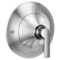 Moen - Doux Posi-Temp Valve Trim Kit, Valve Required, Chrome - Chrome