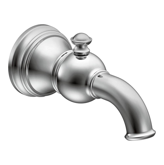 Moen - Weymouth Tub Spout with Diverter 1/2-Inch Slip-Fit CC Connection, Chrome - Chrome