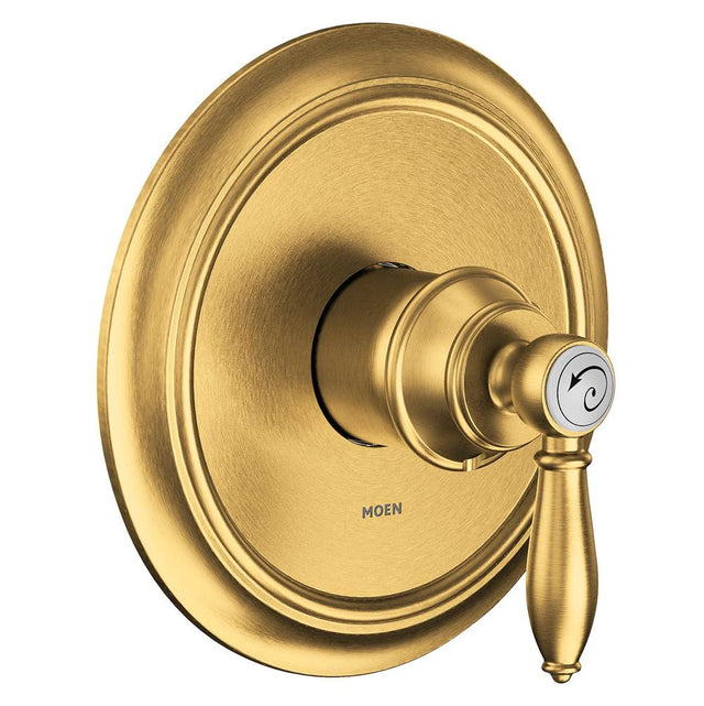 Moen - Weymouth M-CORE 2-Series 1-Handle Shower Trim Kit in Brushed Gold (Valve Sold Separately) - Brushed Gold