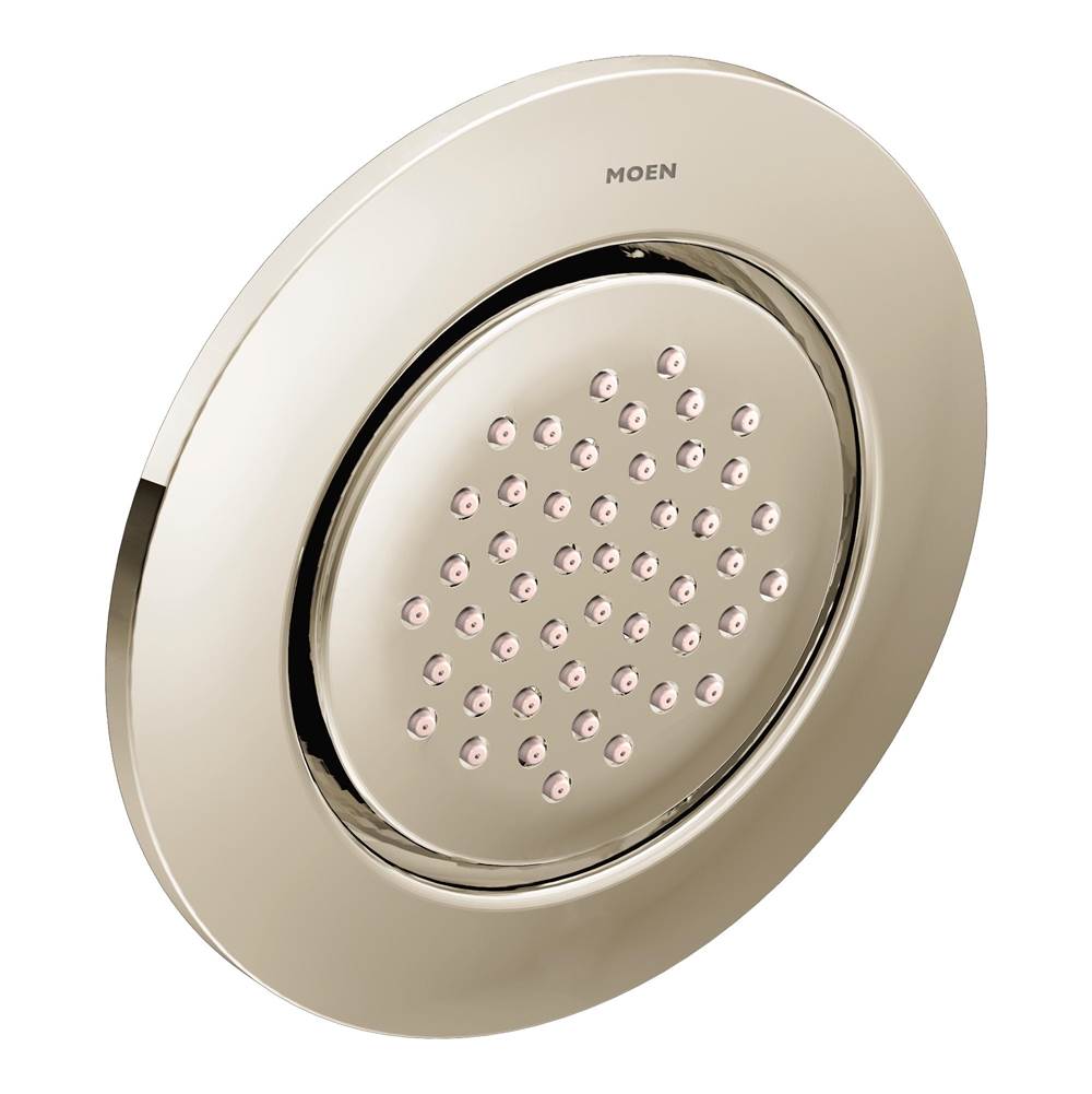 Moen - Round Body Spray Trim Kit in Nickel (Valve Sold Separately) - Polished Nickel