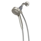 Moen - Engage Magnetix 3.5-Inch Six-Function Handheld Showerhead with Magnetic Docking System, Brushed Nickel - Spot Resist Brushed Nickel