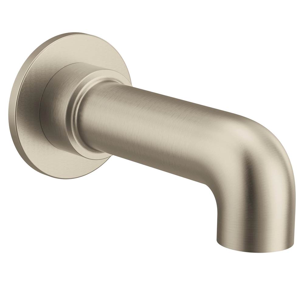 Moen - Cia Tub Spout with Slip-fit CC Connection in Brushed Nickel - Brushed Nickel