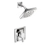 Moen - 90-Degree Eco-Performance Single-Handle 1-Spray Shower Faucet Trim Kit in Chrome (Valve Sold Separately) - Chrome