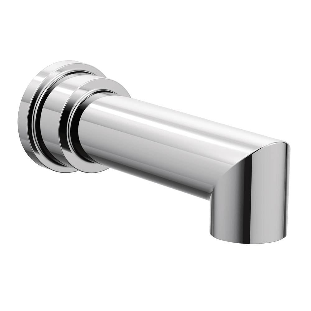 Moen - Arris 1/2-Inch Slip Fit Connection Non-Diverting Tub Spout, Chrome - Chrome
