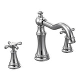 Moen - Moen Ts22101 Weymouth Two-Handle High Arc Roman Tub Faucet Trim only, Chrome - Chrome