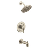 Moen - Cia Posi-Temp Eco-Performance 1-Handle Tub and Shower Faucet Trim Kit in Brushed Nickel (Valve Sold Separately) - Brushed Nickel