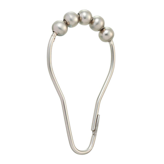 Moen - Brushed Nickel Shower Curtain Rings - Brushed Nickel