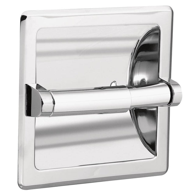 Moen - Contemporary Recessed Toilet Paper Holder, Chrome - Chrome
