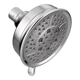 Moen - Four-Function 4-3/8-Inch Diameter Showerhead, Chrome - Chrome