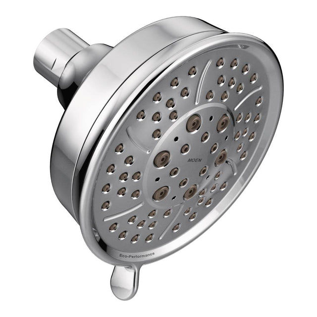 Moen - Four-Function 4-3/8-Inch Diameter Showerhead, Chrome - Chrome