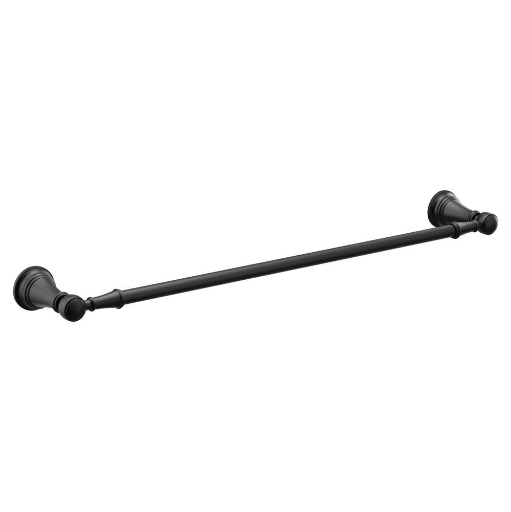 Moen - Matte Black 24'' Towel Bar - Matte Black