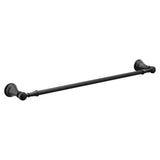 Moen - Matte Black 24'' Towel Bar - Matte Black