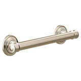 Moen - Polished Nickel 12'' Designer Grab Bar - Polished Nickel
