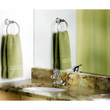 Brushed Chrome Towel Ring