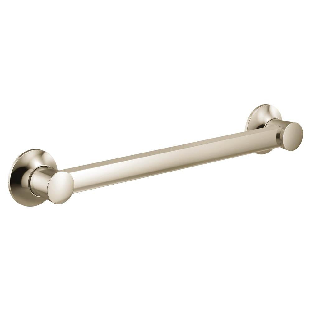 Moen - Polished Nickel 12'' Grab Bar - Polished Nickel
