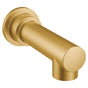 Moen - Moen 193371BG Align Non-Diverter 1/2-Inch Slip-Fit Tub Spout, Brushed Gold - Brushed Gold