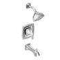 Moen - Voss Posi-Temp 1-Handle Tub and Shower Trim Kit in Chrome (Valve Sold Separately) - Chrome
