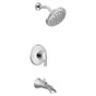 Moen - Doux M-CORE 3-Series 1-Handle Eco-Performance Tub and Shower Trim Kit in Chrome (Valve Sold Separately) - Chrome
