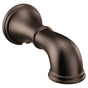 Moen - Belfield Replacement Tub Non-Diverter Spout 1/2-Inch Slip Fit Connection, Oil Rubbed Bronze - Oil Rubbed Bronze