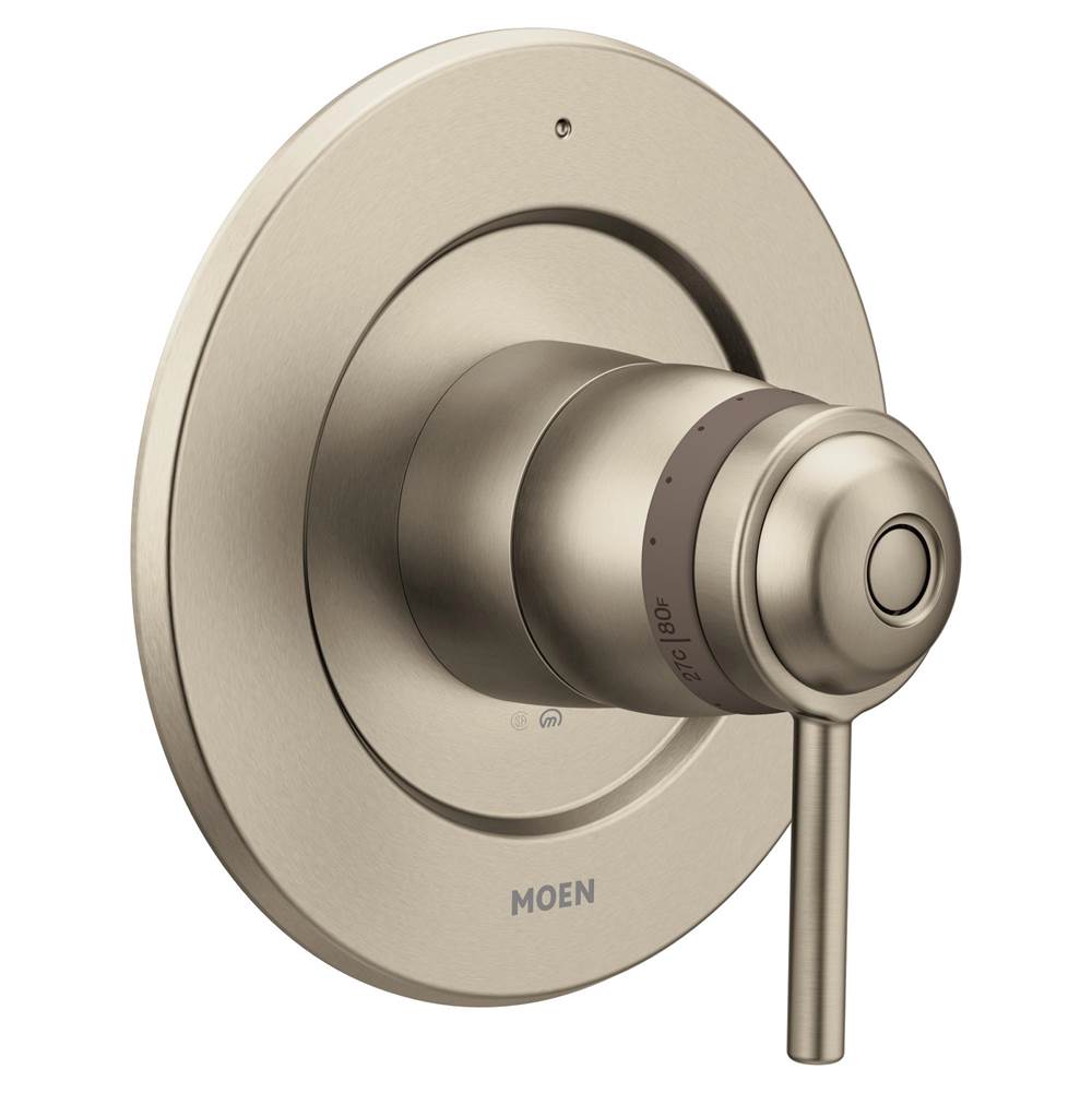 Moen - Align ExactTemp Thermostatic Trim Kit, Valve Required, Brushed Nickel - Brushed Nickel