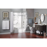 Brushed Nickel 24'' Grab Bar With Towel Bar