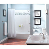 Brushed Nickel 24'' Grab Bar With Towel Bar