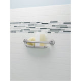 Chrome 16'' Grab Bar With Shelf