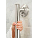 Brushed Nickel 16'' Designer Grab Bar