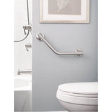 Brushed Nickel 16'' Angled Grab Bar