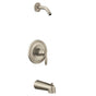 Moen - Eva M-CORE 2-Series 1-Handle Tub and Shower Trim Kit in Brushed Nickel (Valve Sold Separately) - Brushed Nickel