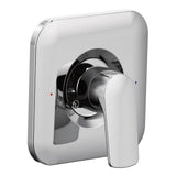 Moen - Rizon Posi-Temp Pressure Balancing Modern Shower Trim Kit, Valve Required, , Chrome - Chrome