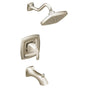 Moen - Voss Moentrol Volume Control Tub and Shower Trim Kit, Valve Required, Polished Nickel - Polished Nickel