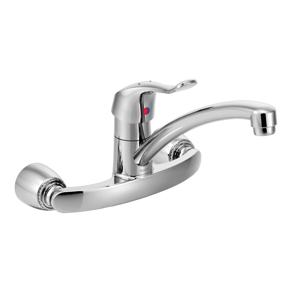 Moen - Chrome one-handle kitchen faucet - Chrome