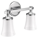 Moen - Chrome Two Globe Bath Light - Chrome