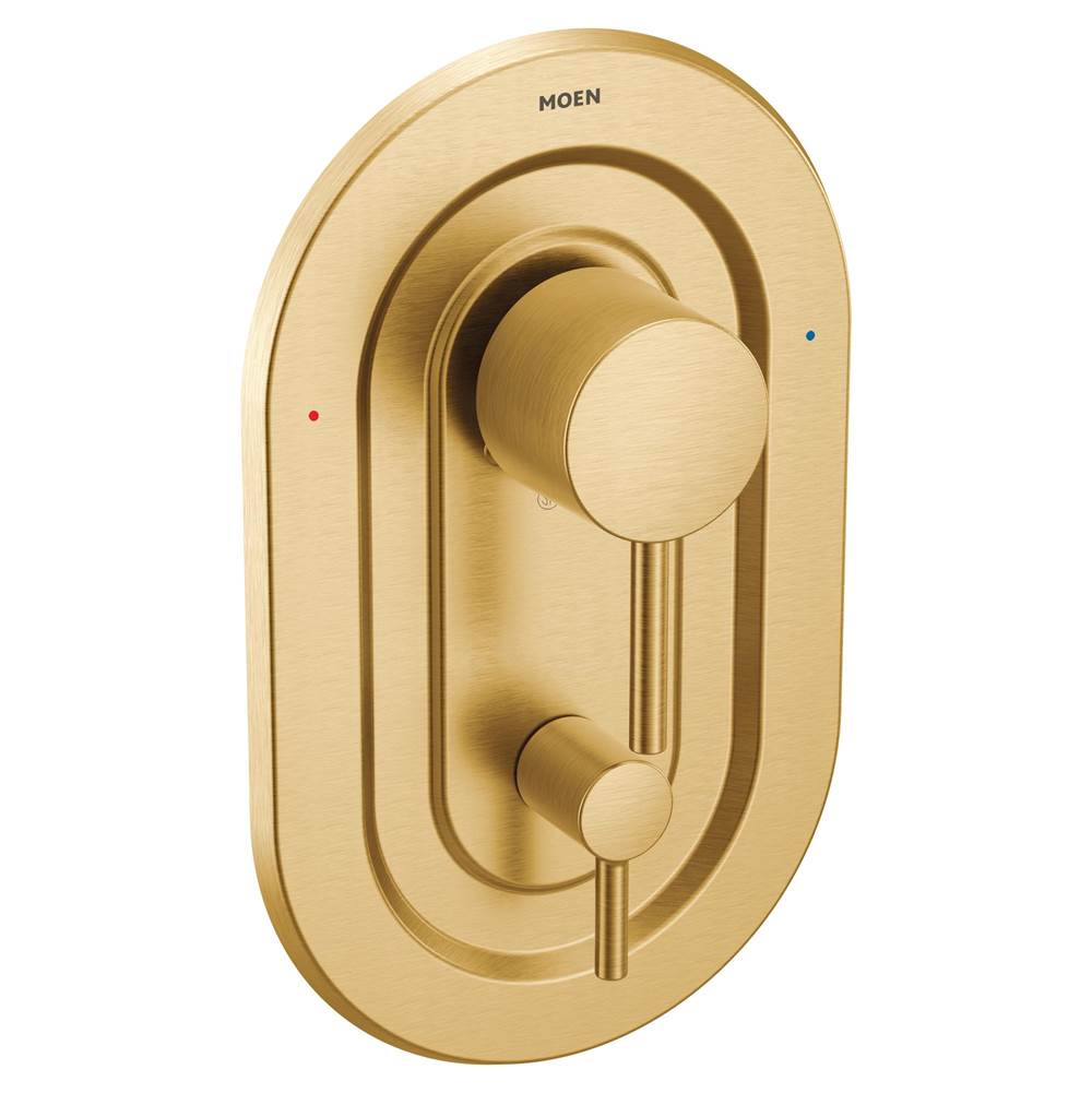 Moen - Align Posi-Temp with Built-in 3-Function Transfer Valve Trim Kit, Valve Required, Brushed Gold - Brushed Gold