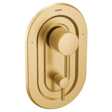 Moen - Align Posi-Temp with Built-in 3-Function Transfer Valve Trim Kit, Valve Required, Brushed Gold - Brushed Gold