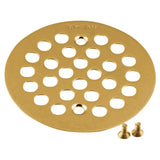 Moen - 4-1/4-Inch Screw-In Shower Strainer, Brushed Gold - Brushed Gold