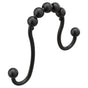Moen - Matte Black Shower Curtain Rings - Matte Black