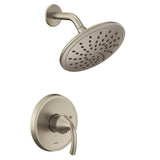 Moen - Glyde M-CORE 2-Series Eco Performance 1-Handle Shower Trim Kit in Brushed Nickel (Valve Sold Separately) - Brushed Nickel