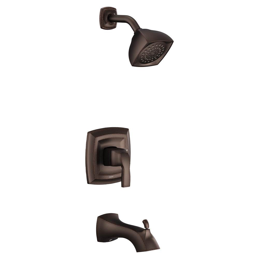 Moen - Voss M-CORE 2-Series Eco Performance 1-Handle Tub and Shower Trim Kit in Oil Rubbed Bronze (Valve Sold Separately) - Oil Rubbed Bronze
