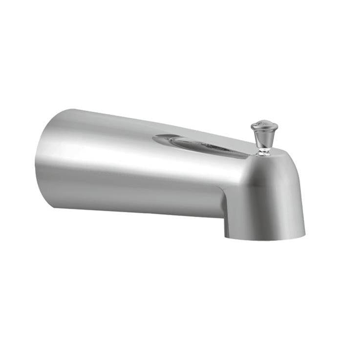 Moen - Eva Replacement 7-Inch Tub Diverter Spout 1/2-Inch Slip Fit Connection, Chrome - Chrome